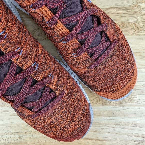 Nike Free Flyknit Chukka Sneakers Mens Size 11 Cinnabar Athletic Shoe 639700-601 main image 11